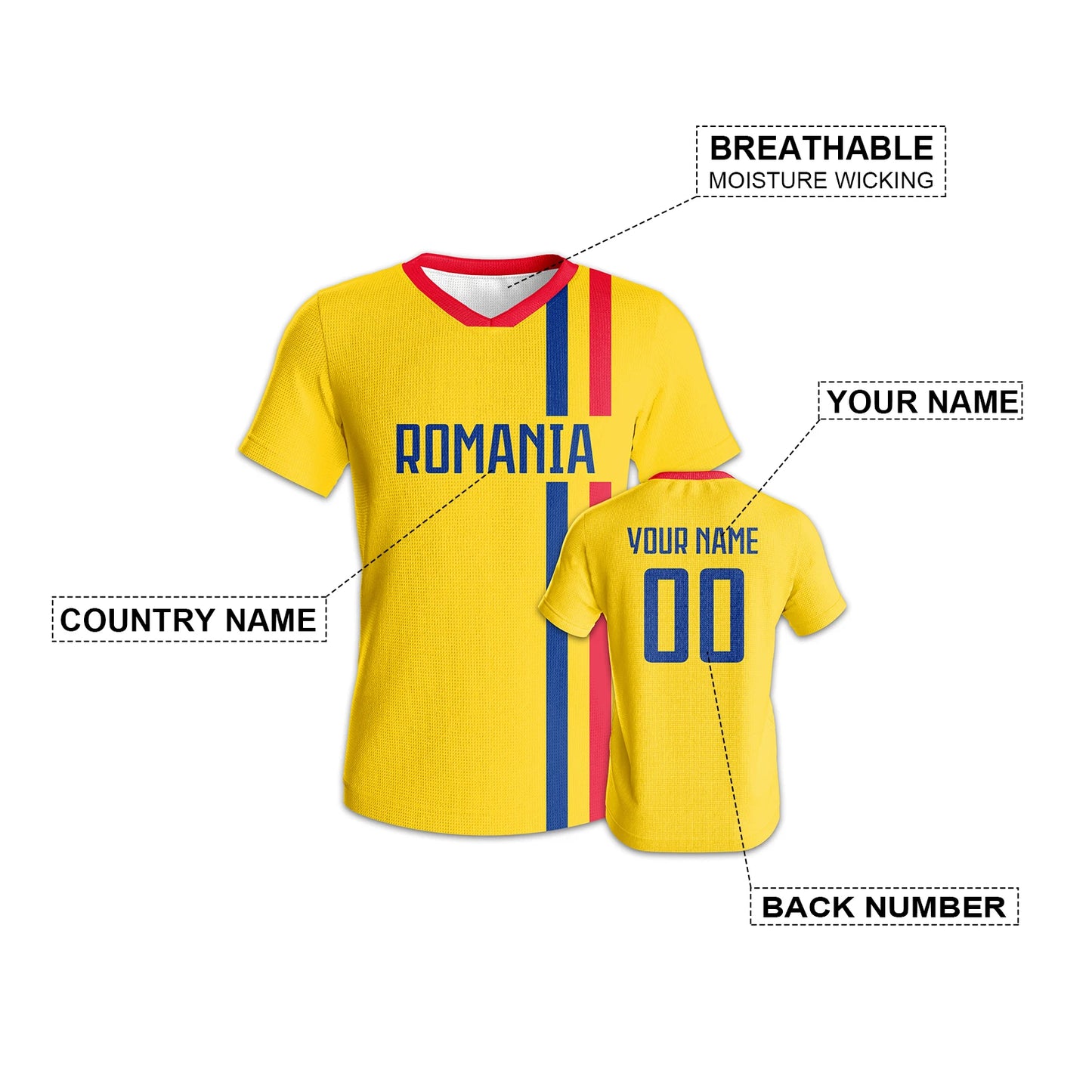 Romania Football Jersey