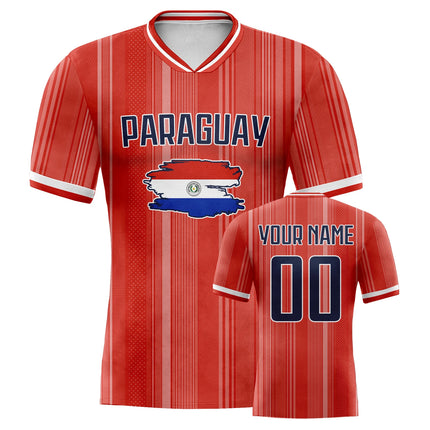 Paraguay Custom Football Jersey