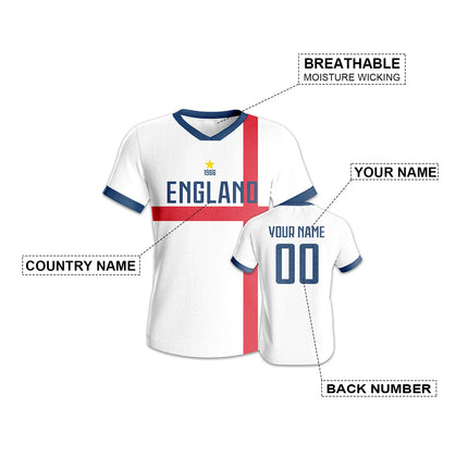 England Custom Football Jersey