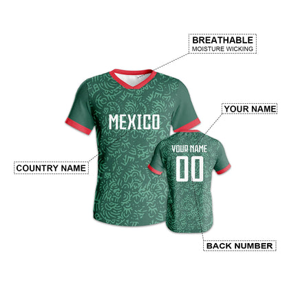 Mexico Custom Football Jersey
