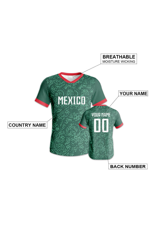 Mexico Custom Football Jersey
